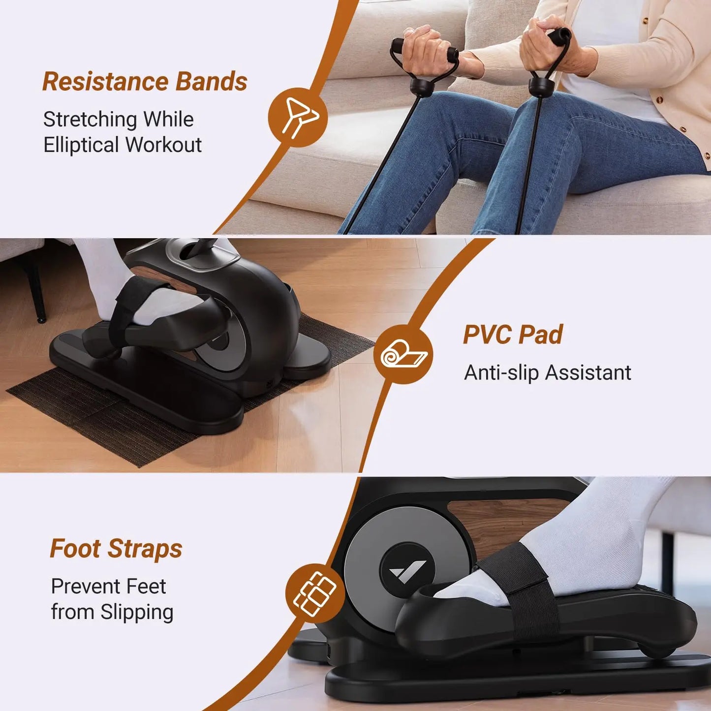 Portable Seated Pedal Exerciser
