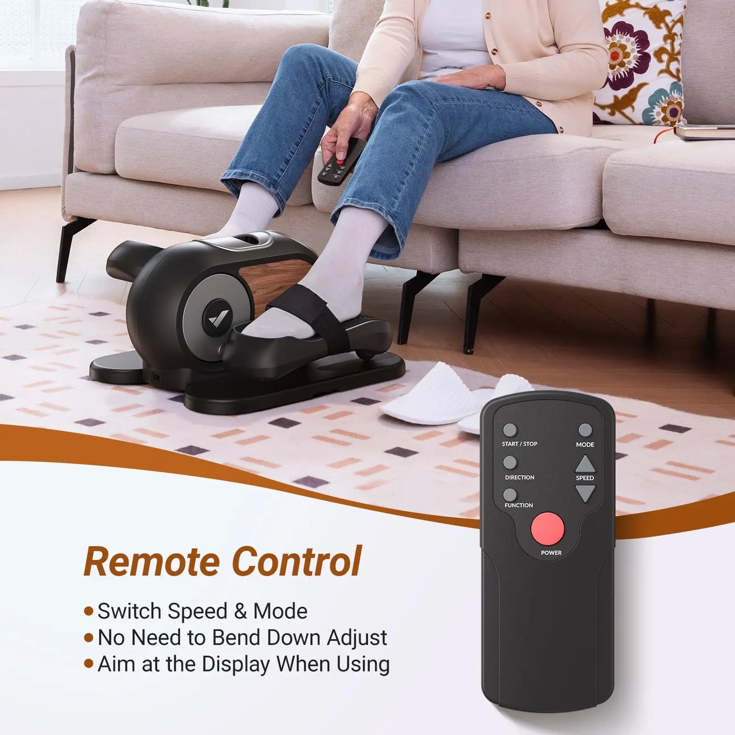 Portable Seated Pedal Exerciser