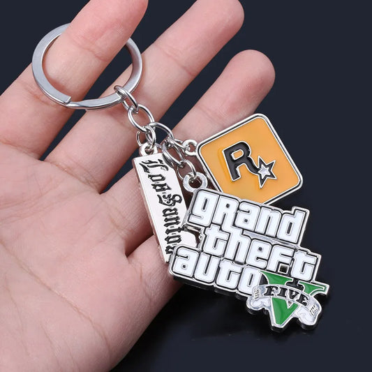 GTA V Star Muti Pendant Keyring
