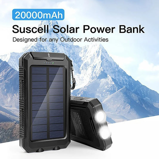 20000mAh Solar Power Bank Portable