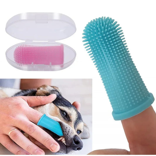 pet Super Soft  Finger Toothbrush
